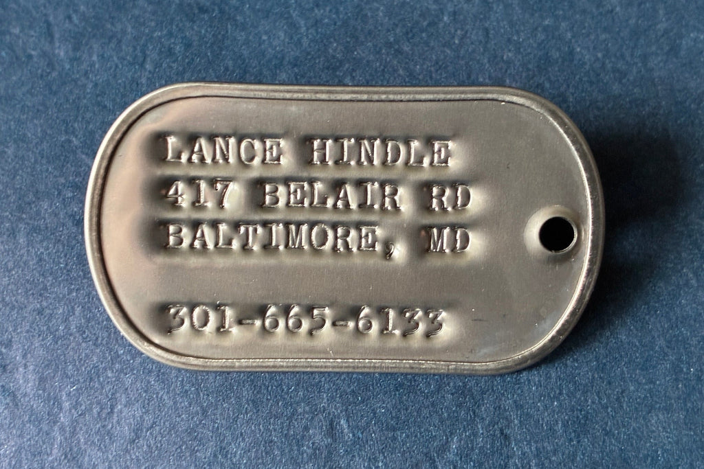 Oval Dog Tag