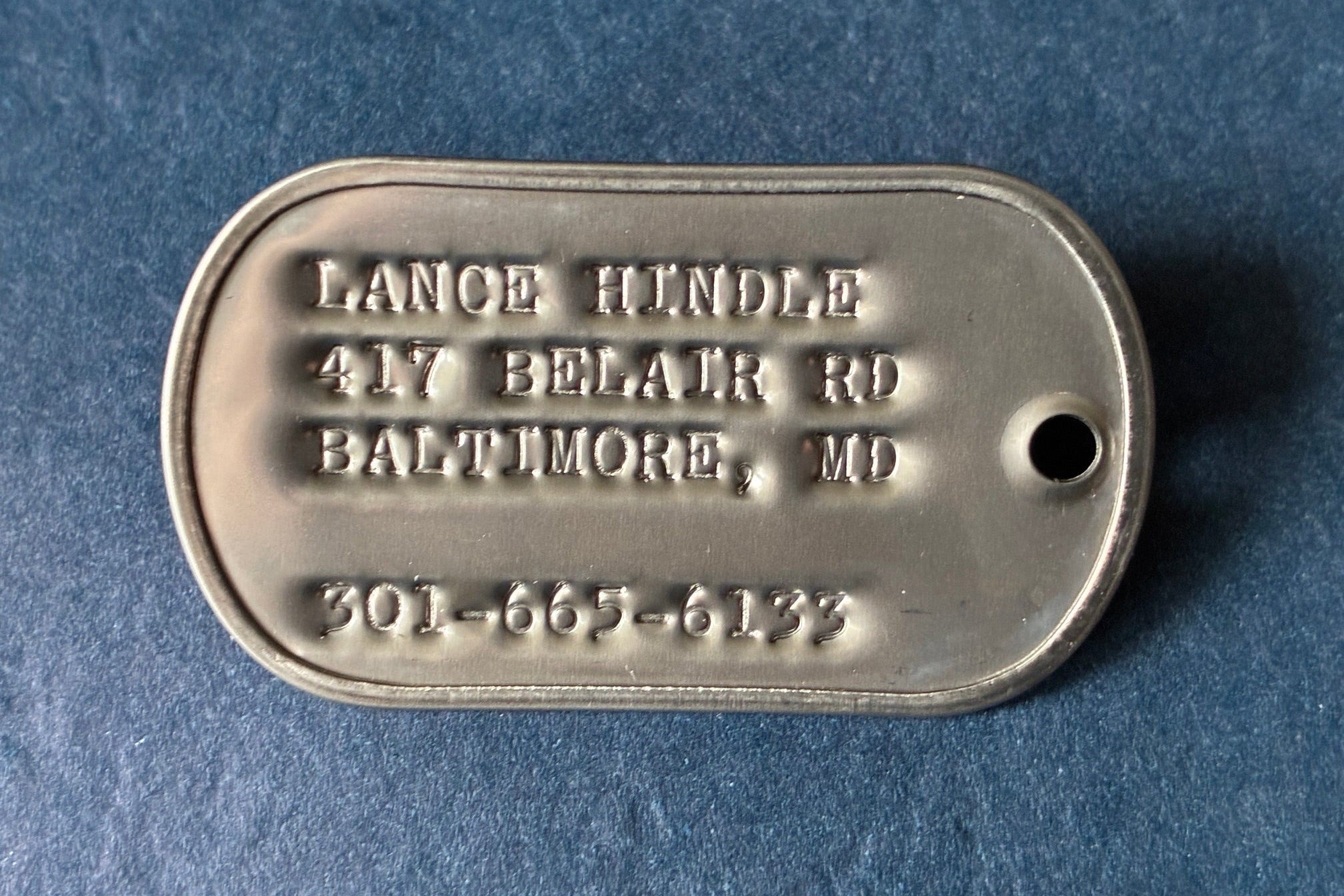 Oval Dog Tag