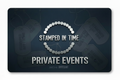 Private Events - Booking Fee